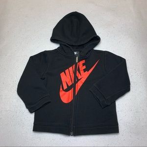 Nike babies Black full zip Jacket size 24m